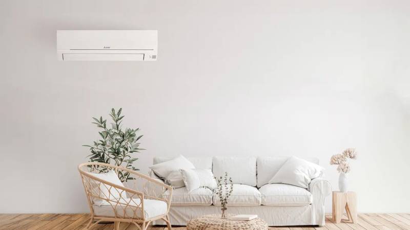 Climatisation Mitsubishi Mural Essentiel  (MSZ-HR-VF) installée par Elit NRJ à Lunel