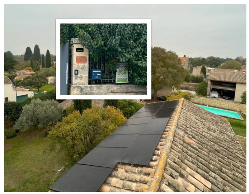 FAIRE DES ECONOMIES C'EST POSSIBLE - INSTALLATION DE PANNEAUX PHOTOVOLTAÏQUES A AIGUES VIVES DANS LE GARD