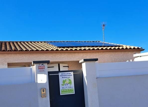 Pose de panneaux photovoltaïques pour autoconsommation électrique à Vendargues dans l'Hérault proche de Montpellier