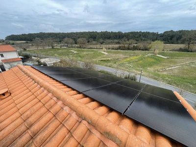 Notre zone d'activité pour ce service Pose de panneaux photovoltaïques 6Kwc pour particulier à